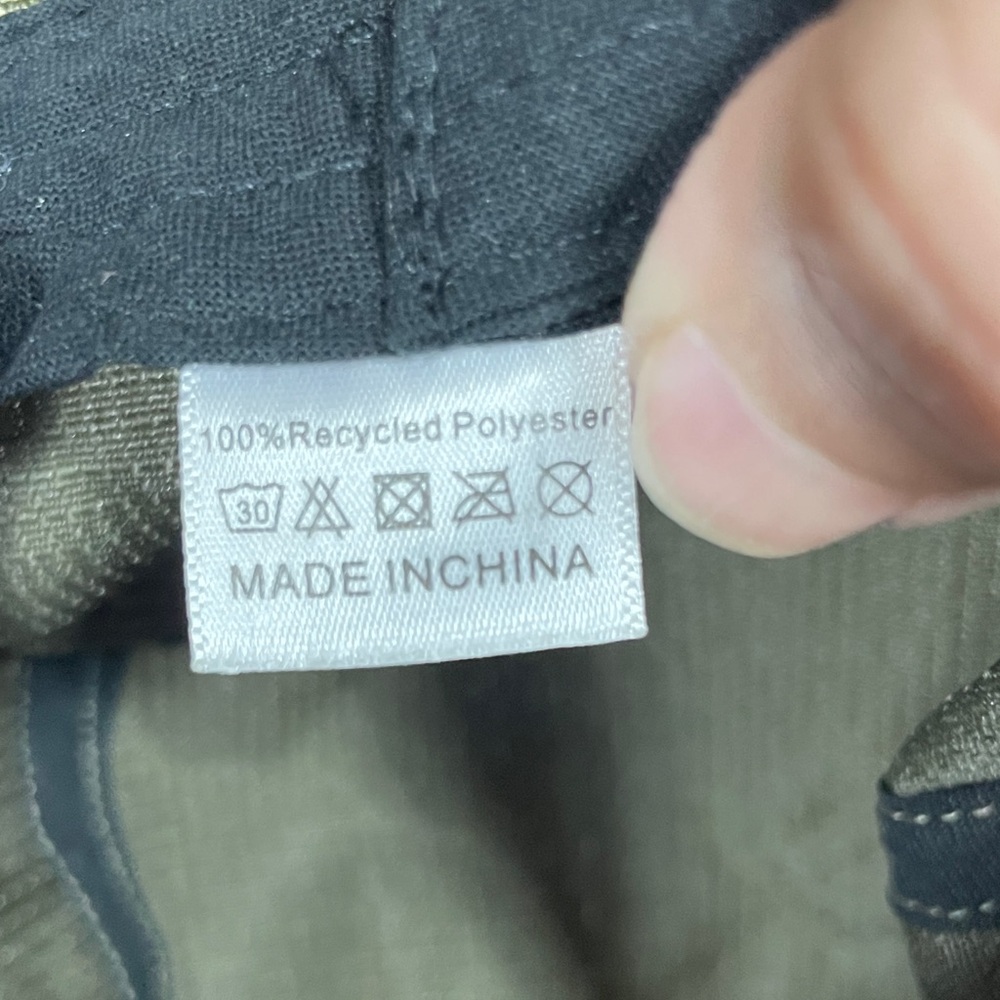 Teva Olive Green Bucket Hat with Multicolor Patch - Picture 3 of 4